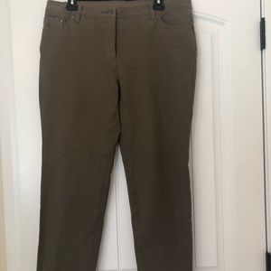 Chico's Dark Sand Colored Stretch Jeans - Size 2.5